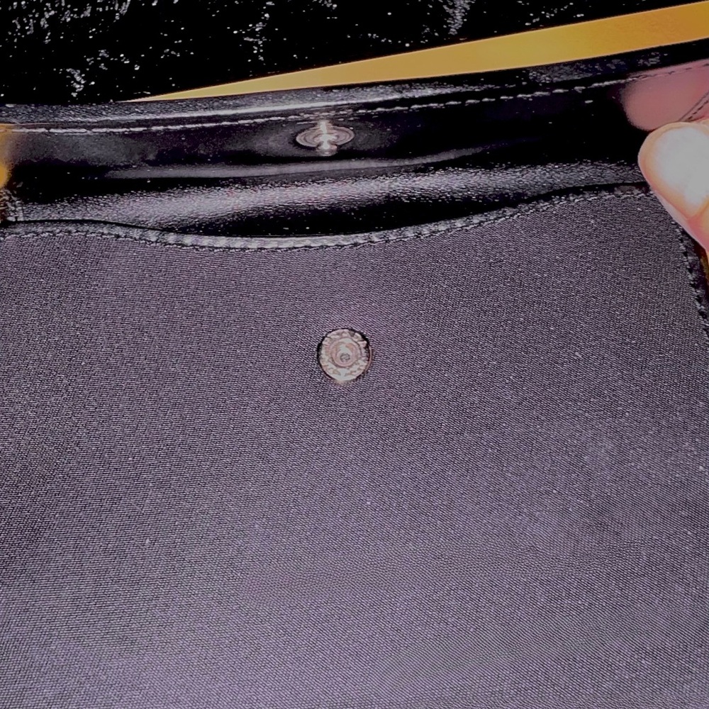 Prada Black wallet,with Crystal-Studded Triangle Logo - Picture 3 of 8